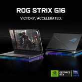 ASUS ROG Strix 16" Traditional Laptop Intel Core Ultra 9 32GB RAM NVIDIA GeForce RTX 5080 1TB SSD Storage Windows 11 Home 240Hz - Grey